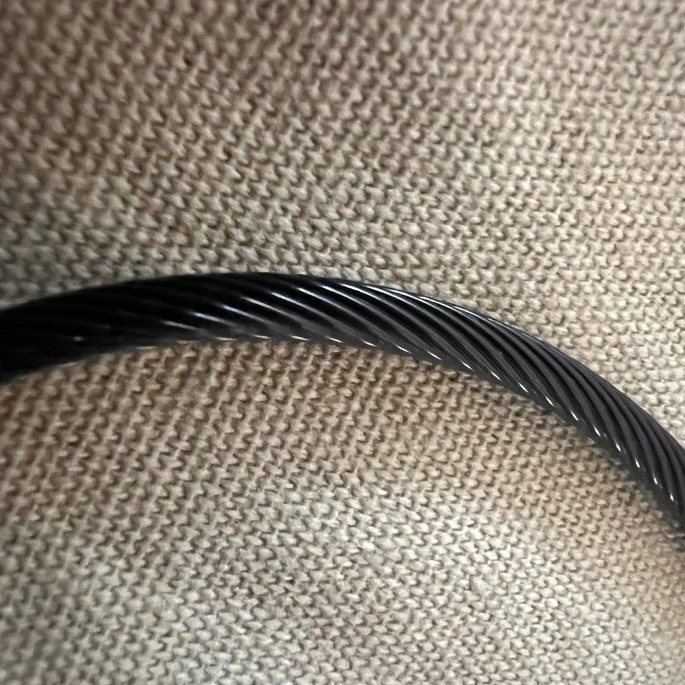 Lot Of 3 NWOT Black Stainless Steel IP Bracelets From Nordstrom - Picture 2 of 9